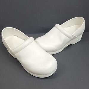 Croft & Barrow Sole Sense Ability White Clogs Nurse Shoes‎ Work Women Size 7.5 M